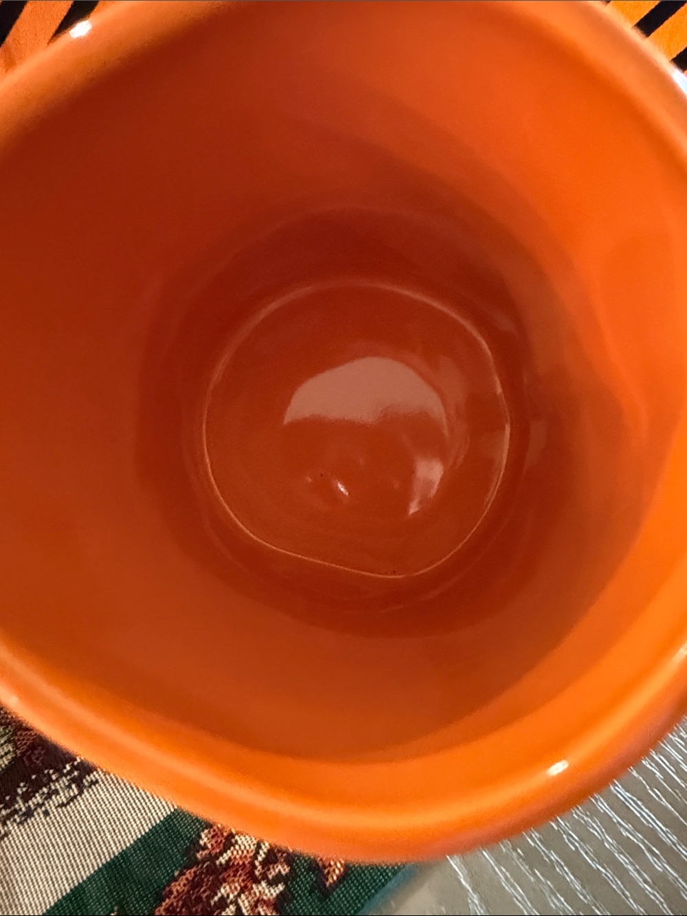 BRAND NEW RAE DUNN MUGS W/Happy Halloween & Pumpkin Lid Vivid Orange SET/2 NWT - Picture 8 of 12